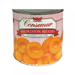 MELOCOTÓN EN ALMÍBAR CONSEMUR 3 KG