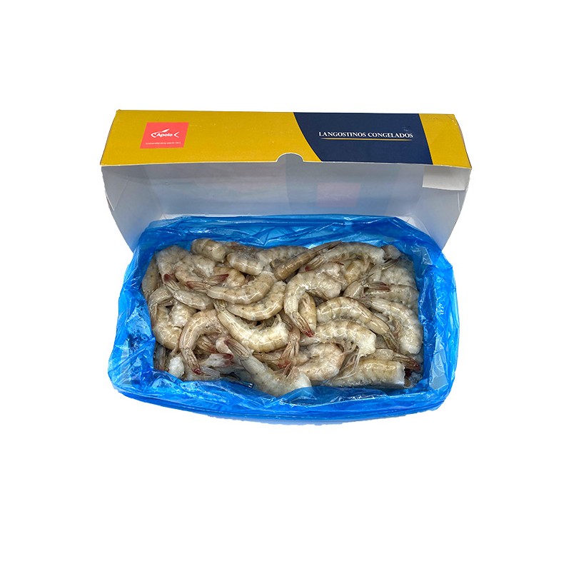 COLA LANGOSTINO CRUDA 36/40 APOLO CAJA 2KG